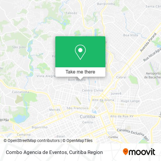 Combo Agencia de Eventos map