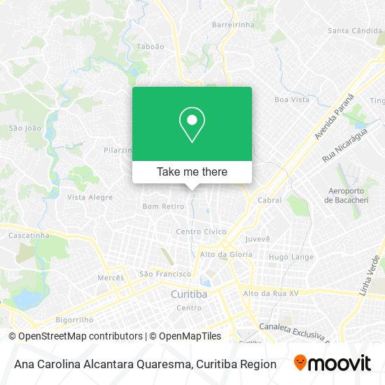 Ana Carolina Alcantara Quaresma map