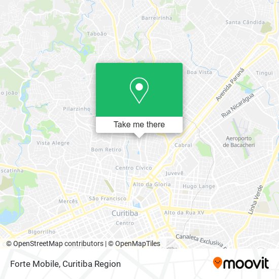 Forte Mobile map