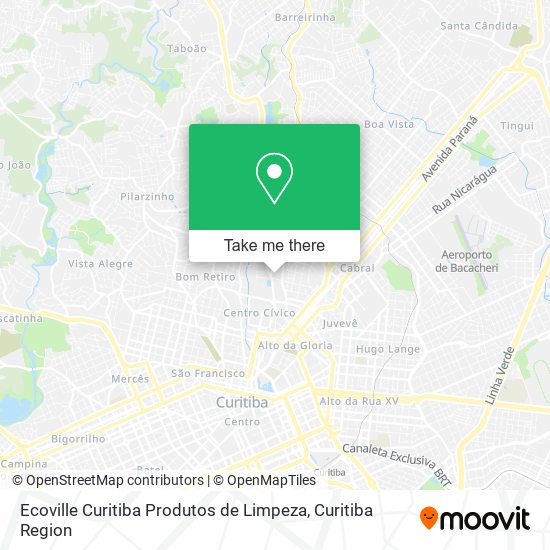 Ecoville Curitiba Produtos de Limpeza map