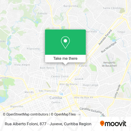 Rua Alberto Foloni, 877 - Juveve map
