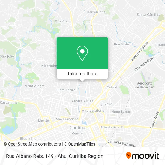 Rua Albano Reis, 149 - Ahu map
