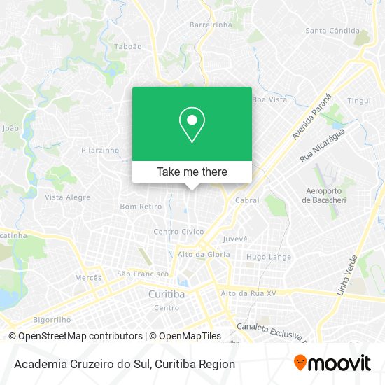 Academia Cruzeiro do Sul map