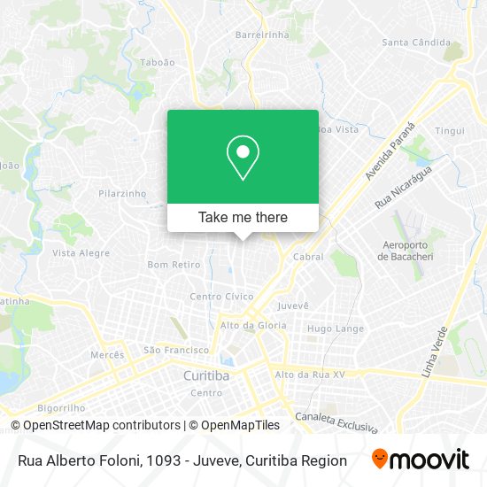 Rua Alberto Foloni, 1093 - Juveve map