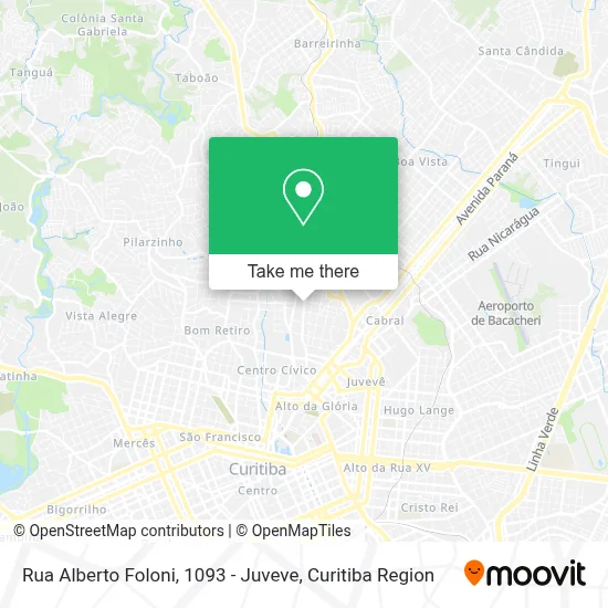 Rua Alberto Foloni, 1093 - Juveve map