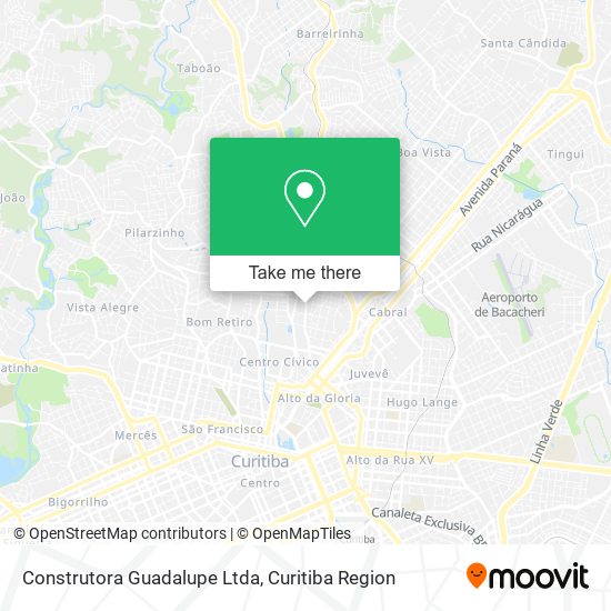 Mapa Construtora Guadalupe Ltda