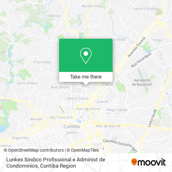 Mapa Lunkes Sindico Profissional e Administ de Condominios