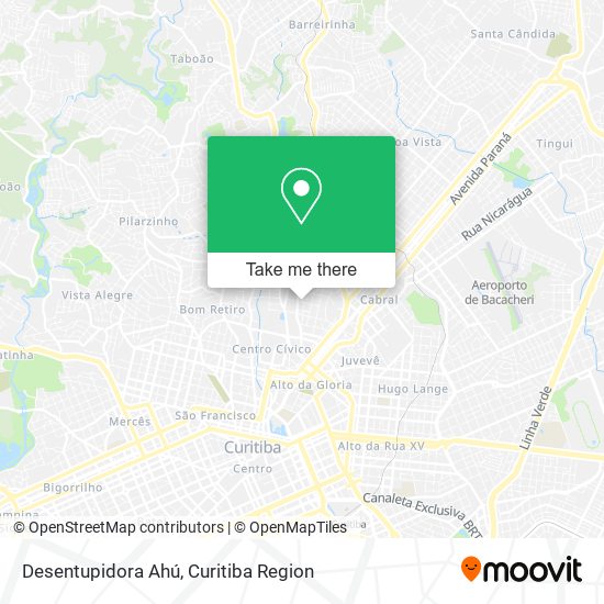 Desentupidora Ahú map