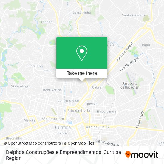 Mapa Delphos Construções e Empreendimentos