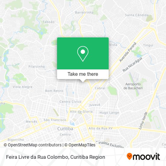 Feira Livre da Rua Colombo map