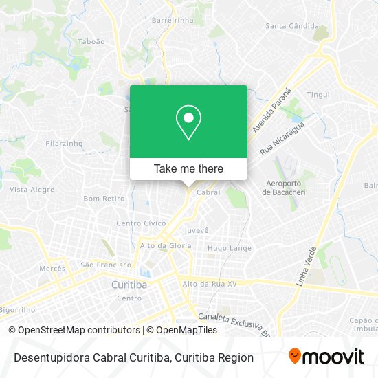 Desentupidora Cabral Curitiba map