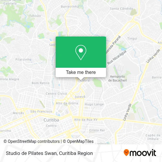 Studio de Pilates Swan map