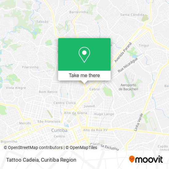 Tattoo Cadeia map