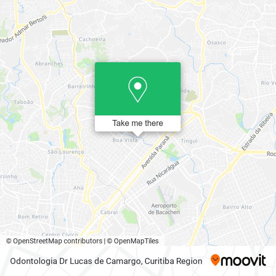 Mapa Odontologia Dr Lucas de Camargo