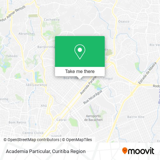 Mapa Academia Particular