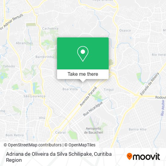 Adriana de Oliveira da Silva Schilipake map