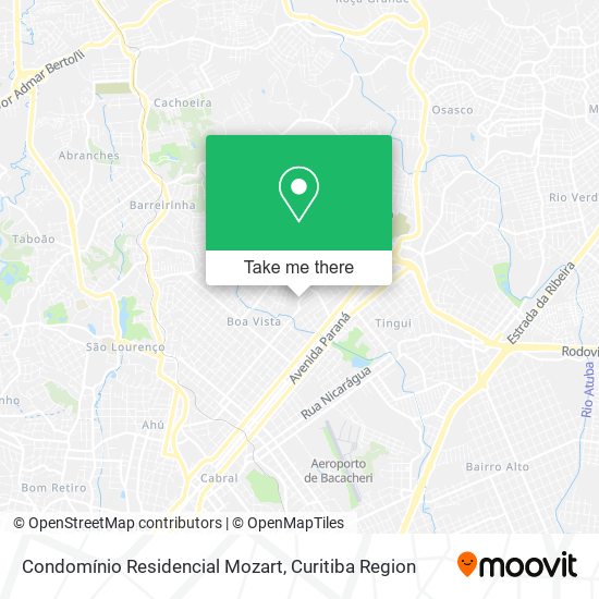 Condomínio Residencial Mozart map