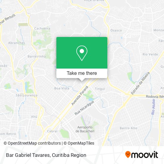 Mapa Bar Gabriel Tavares