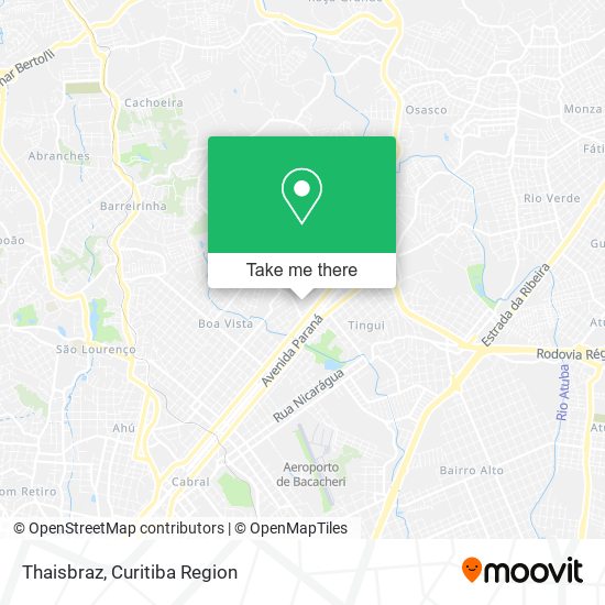 Thaisbraz map