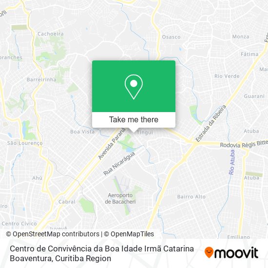 Centro de Convivência da Boa Idade Irmã Catarina Boaventura map