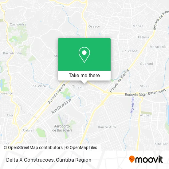 Delta X Construcoes map