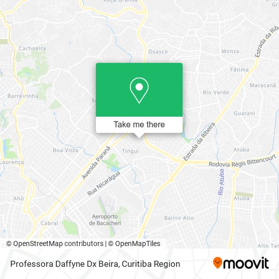 Professora Daffyne Dx Beira map