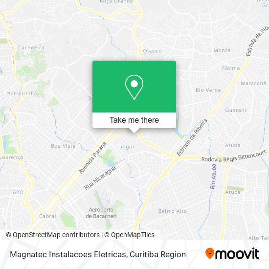 Magnatec Instalacoes Eletricas map