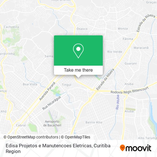 Edisa Projetos e Manutencoes Eletricas map