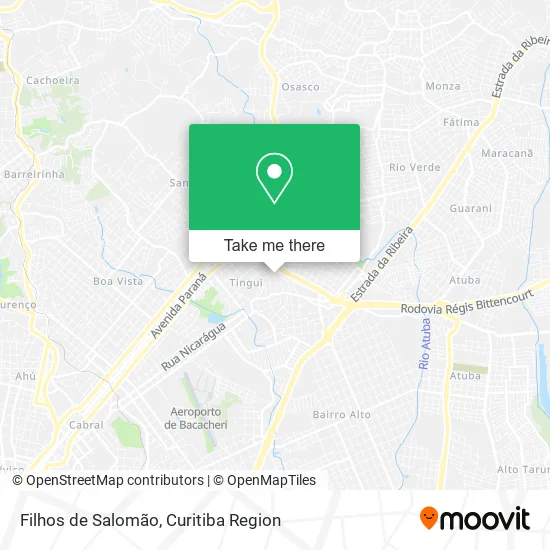 Filhos de Salomão map
