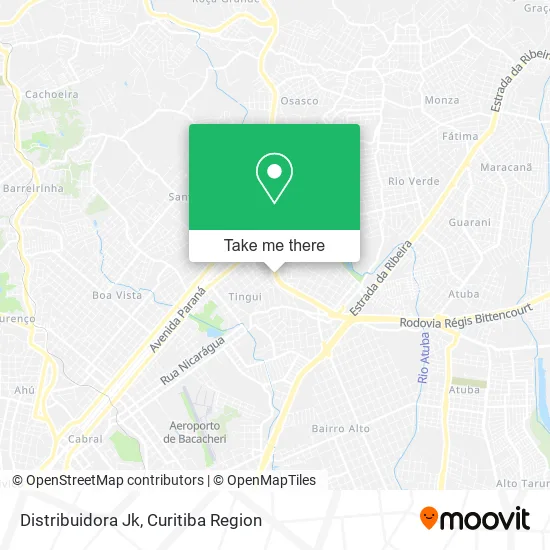 Distribuidora Jk map