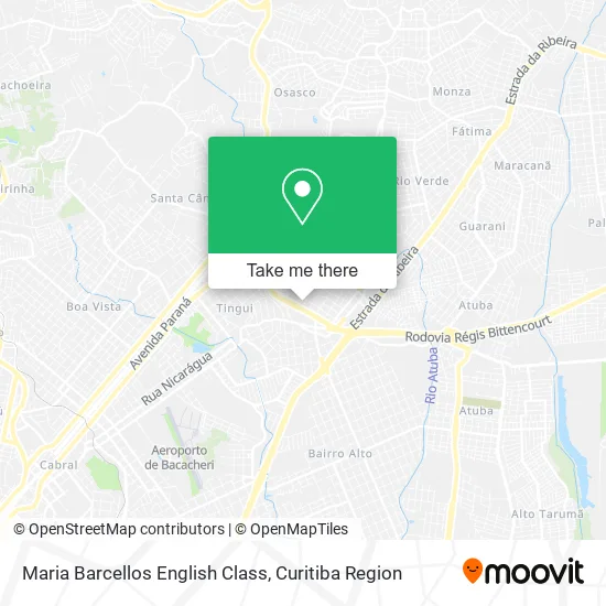 Maria Barcellos English Class map