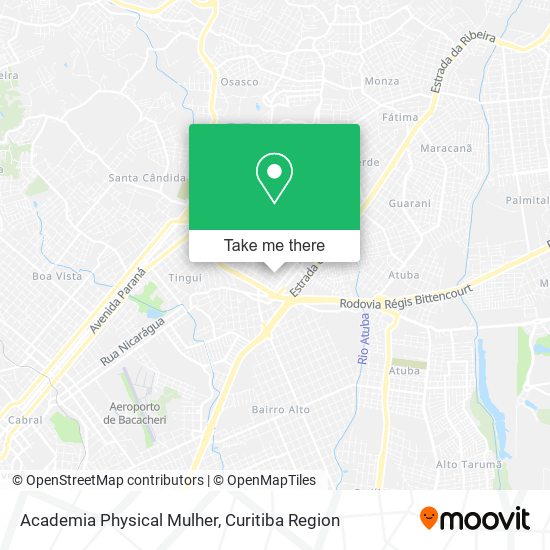 Academia Physical Mulher map