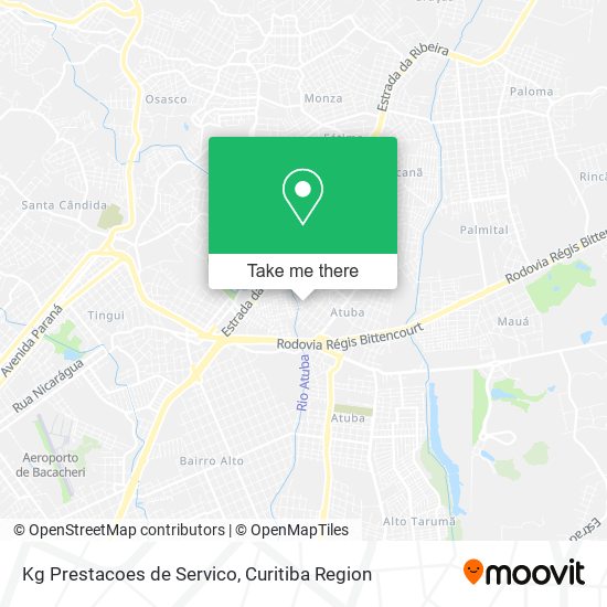 Kg Prestacoes de Servico map