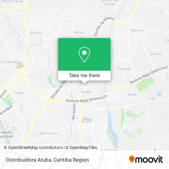 Distribuidora Atuba map