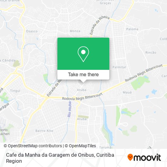 Cafe da Manha da Garagem de Onibus map
