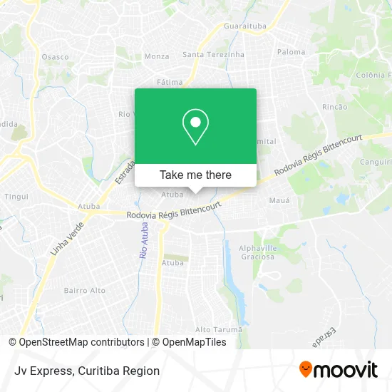 Jv Express map