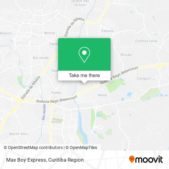 Max Boy Express map