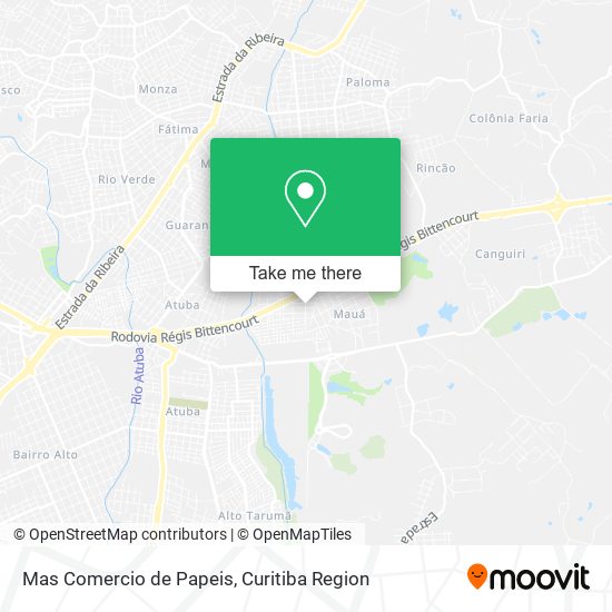 Mas Comercio de Papeis map