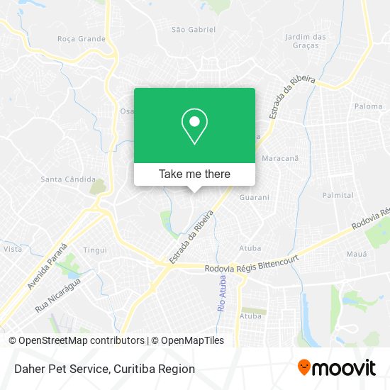 Mapa Daher Pet Service