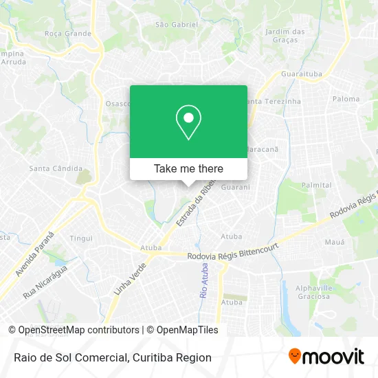 Raio de Sol Comercial map