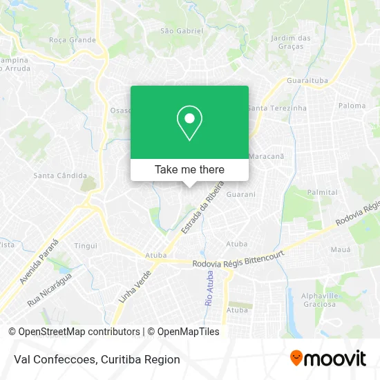 Val Confeccoes map