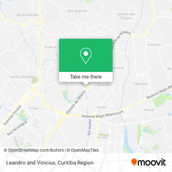 Leandro and Vinicius map