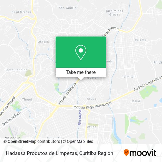 Hadassa Produtos de Limpezas map