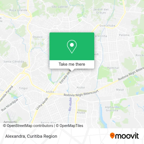 Alexandra map