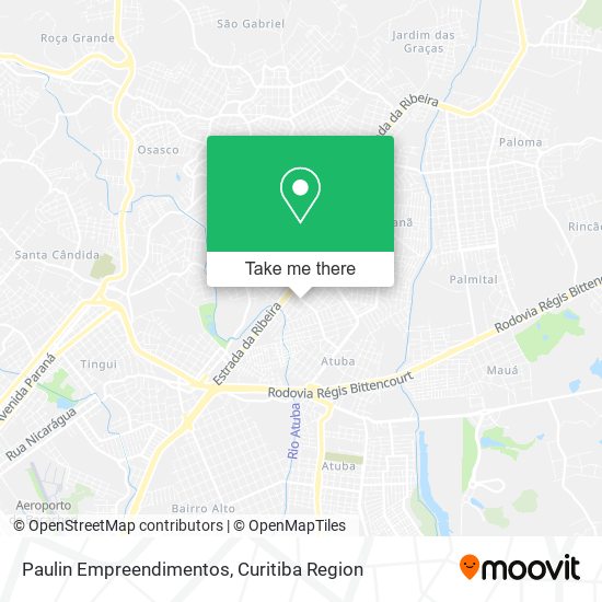 Mapa Paulin Empreendimentos