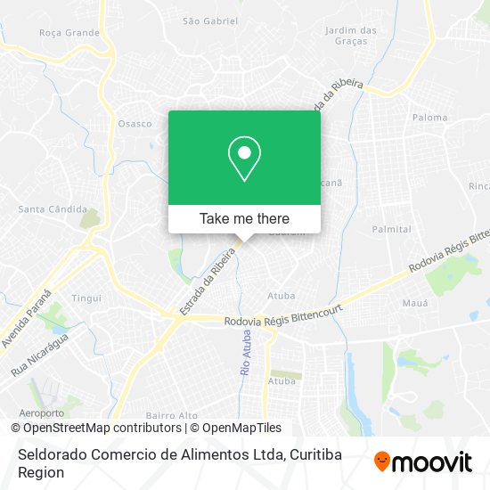 Mapa Seldorado Comercio de Alimentos Ltda