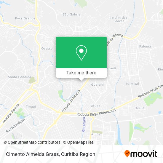 Cimento Almeida Grass map