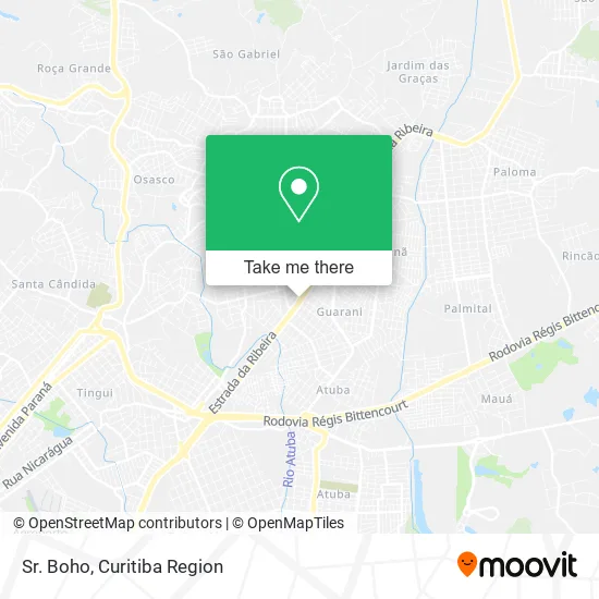 Sr. Boho map