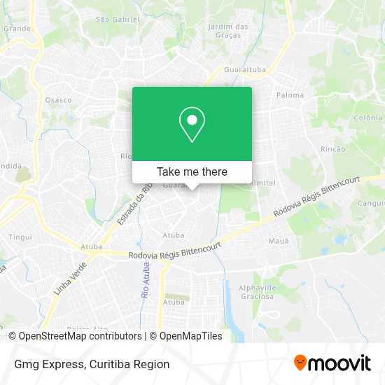 Gmg Express map