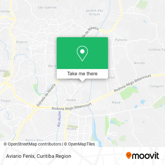 Aviario Fenix map